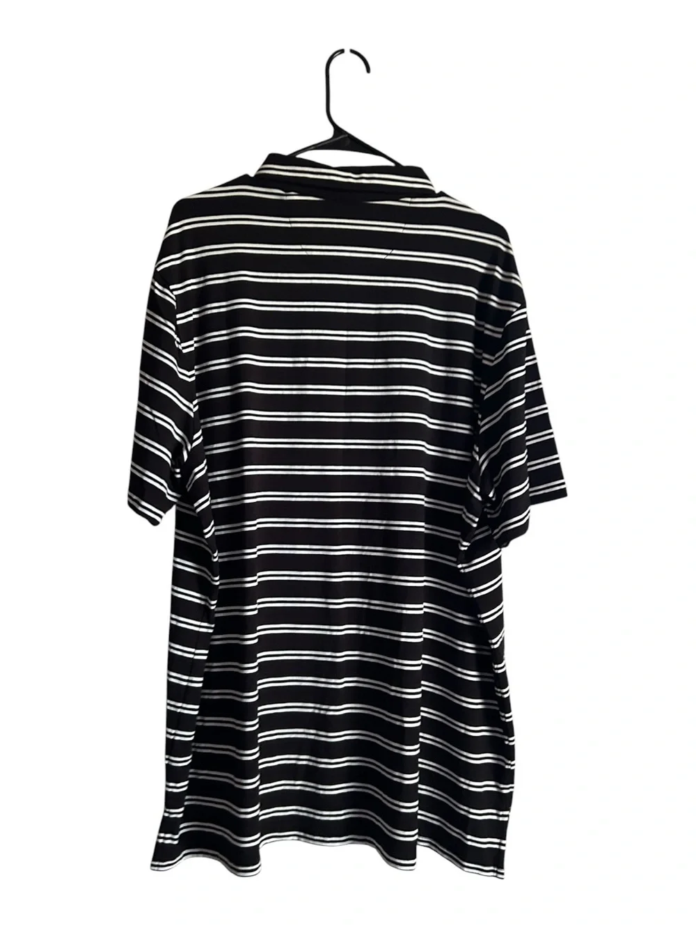 Goodfellow & Co Size XXL Black and White Striped Polo